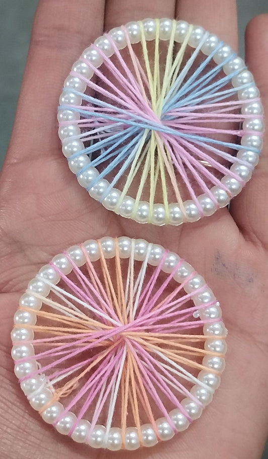 Pearl Ring with Thread