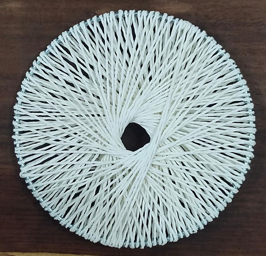 White Thread Mesh Ring