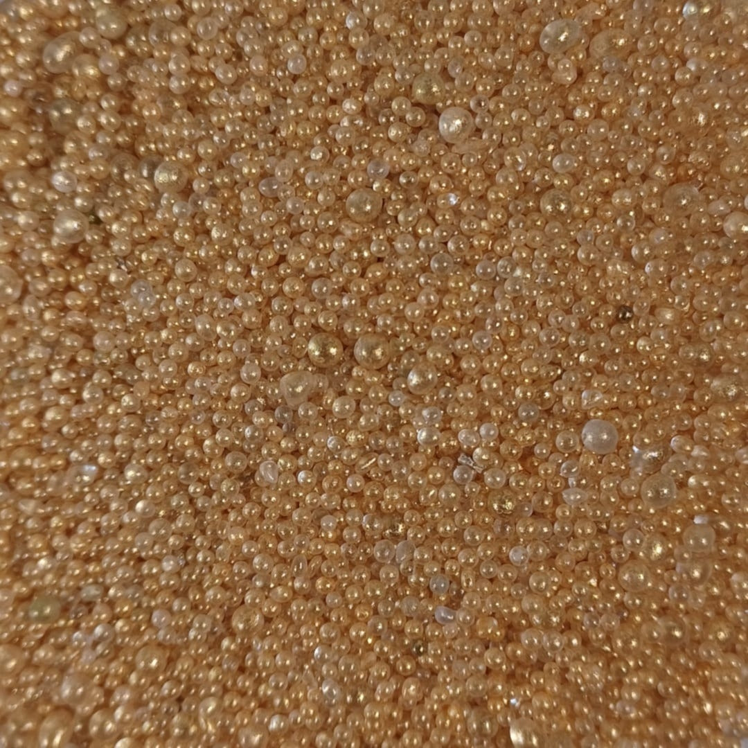 Micro Pearl Beads - Gold 100 GM