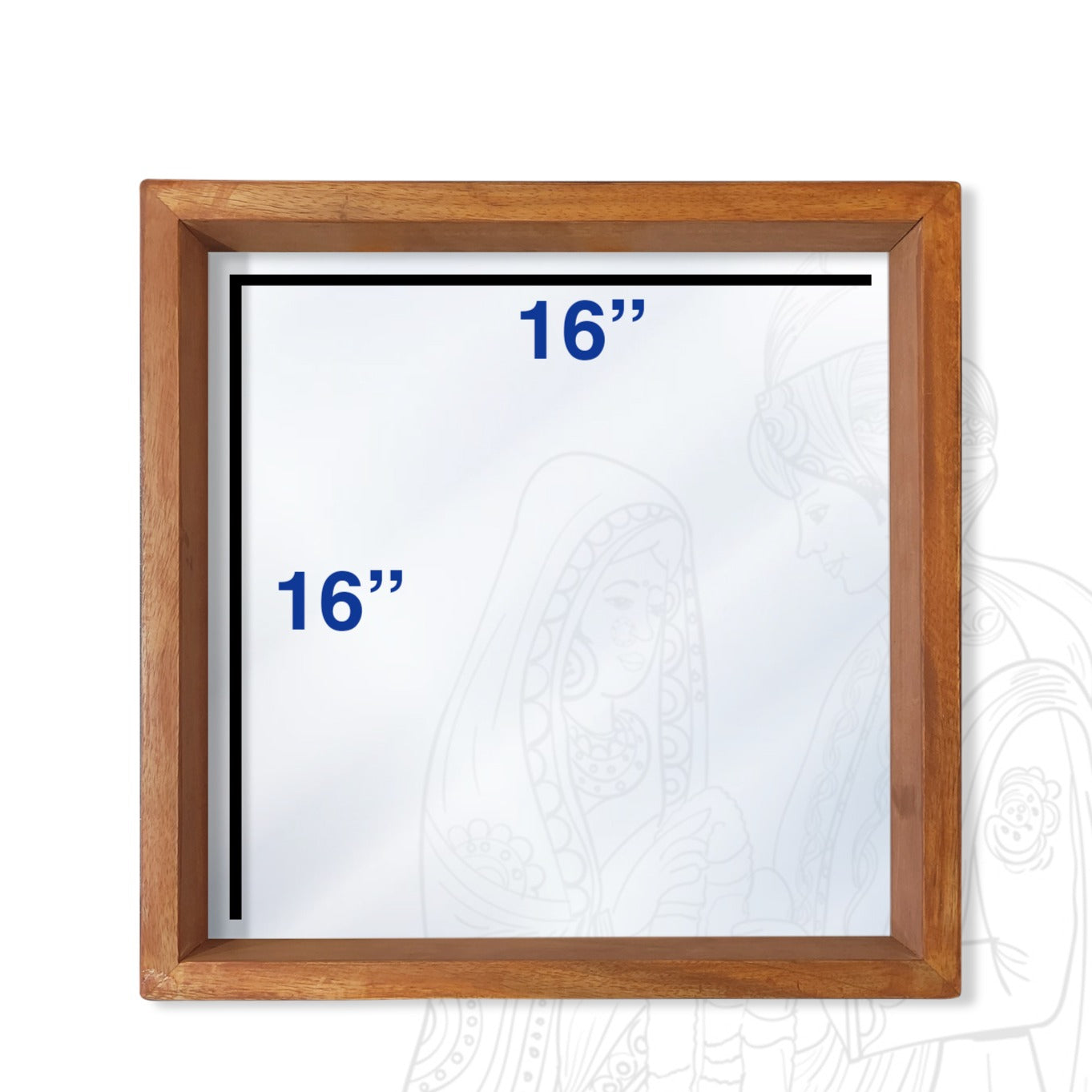 Floating Frame With Acrylic Cutout