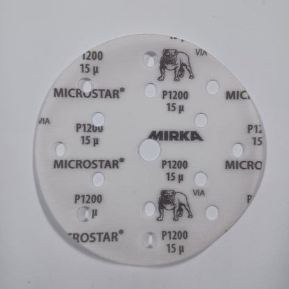 Mirka Micro Star 150 mm (Grit P1200 - 2000) Wet Sanding Paper