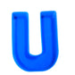 Alphabet 6 Inch Deep Mould-''U''