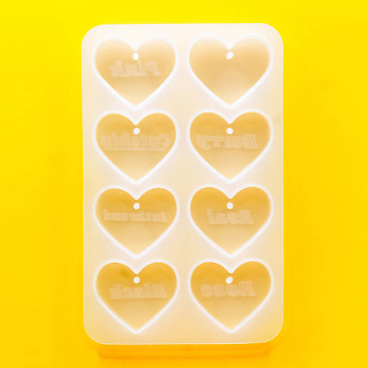 8 Cavity Heart Mould