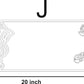 Acrylic Name Plate Design -J