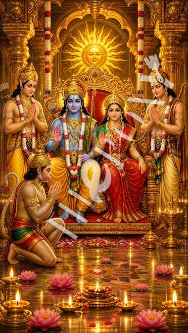 Sita ram  Digital Print _ RAM-1