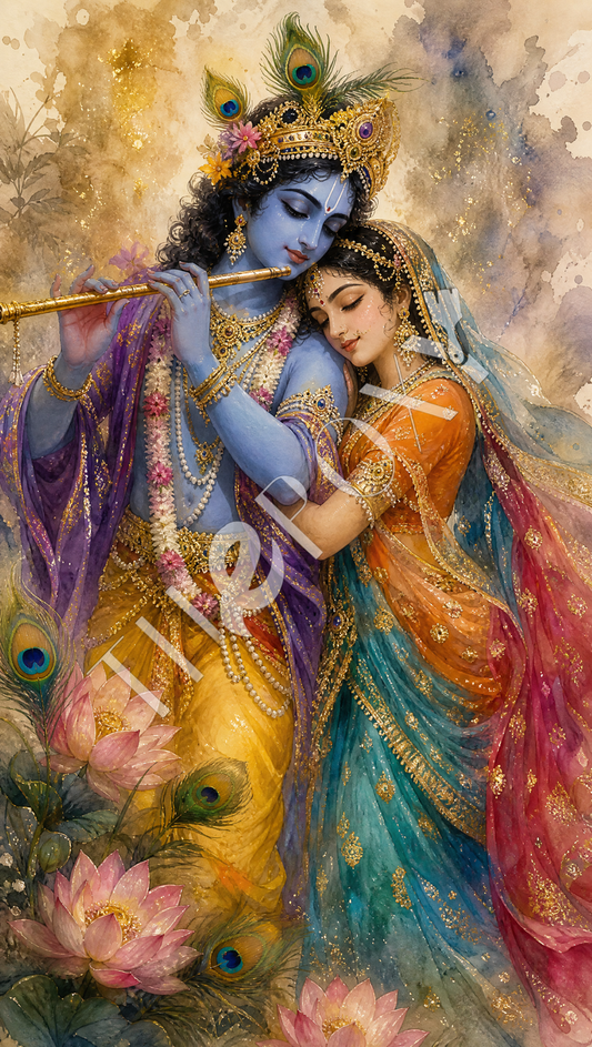 Radha krishna Digital Print _ RK-21