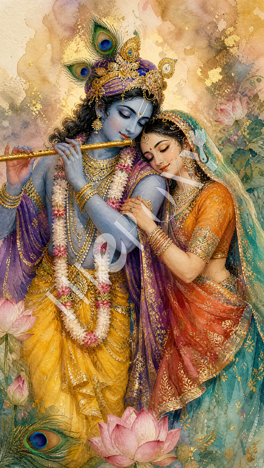 Radha krishna Digital Print _ RK-22