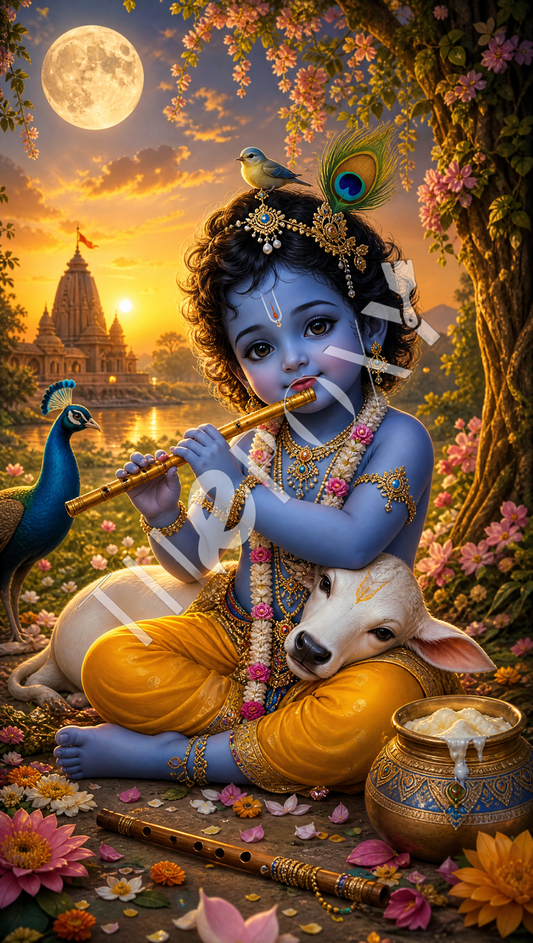 Radha krishna Digital Print _ RK-3