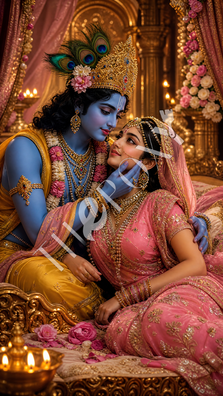 Radha krishna Digital Print _ RK-5