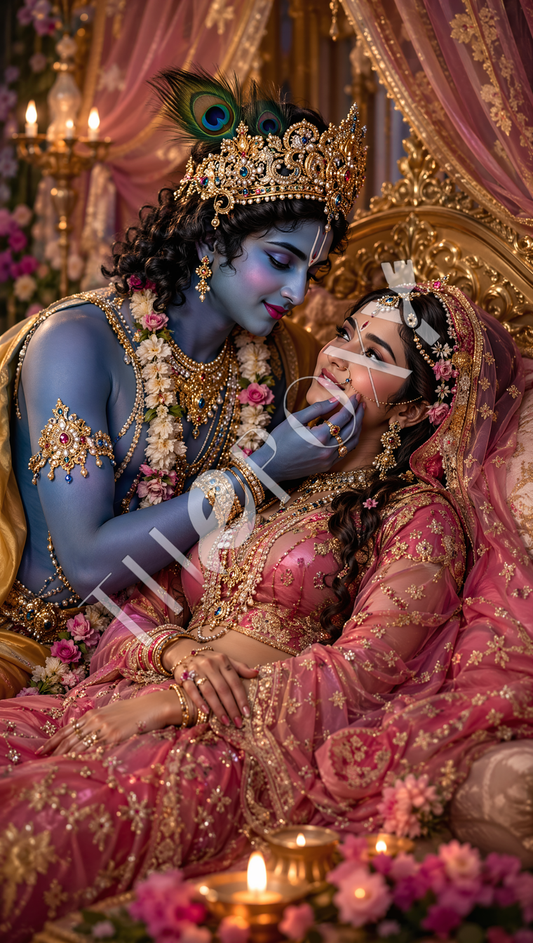 Radha krishna Digital Print _ RK-6
