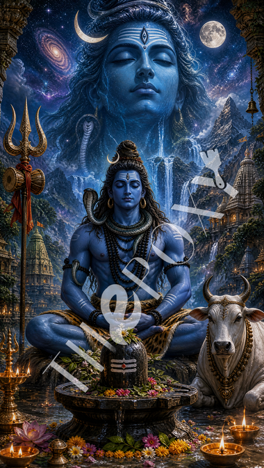 Shiva  Digital Print _ SL-9