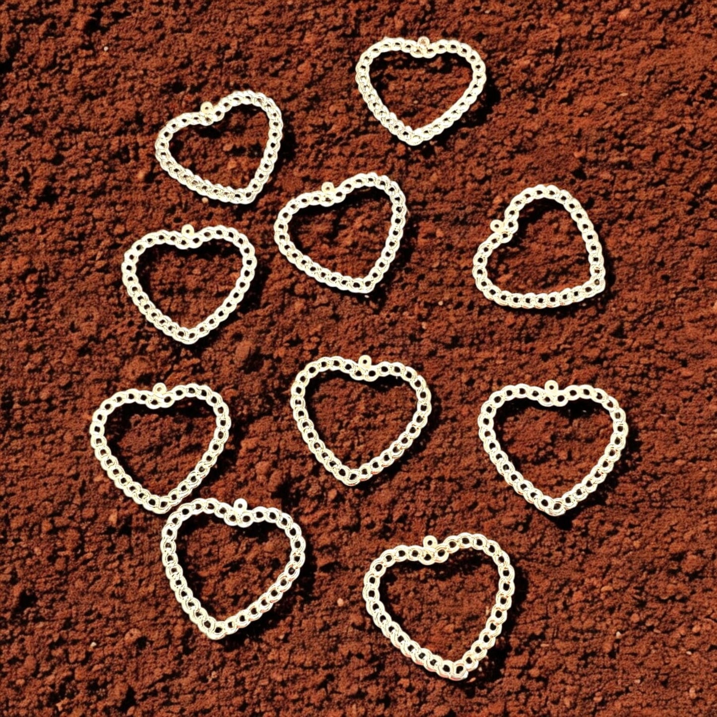 Heart Shape Pendant- Golden