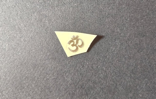 Small Om Metallic Sticker