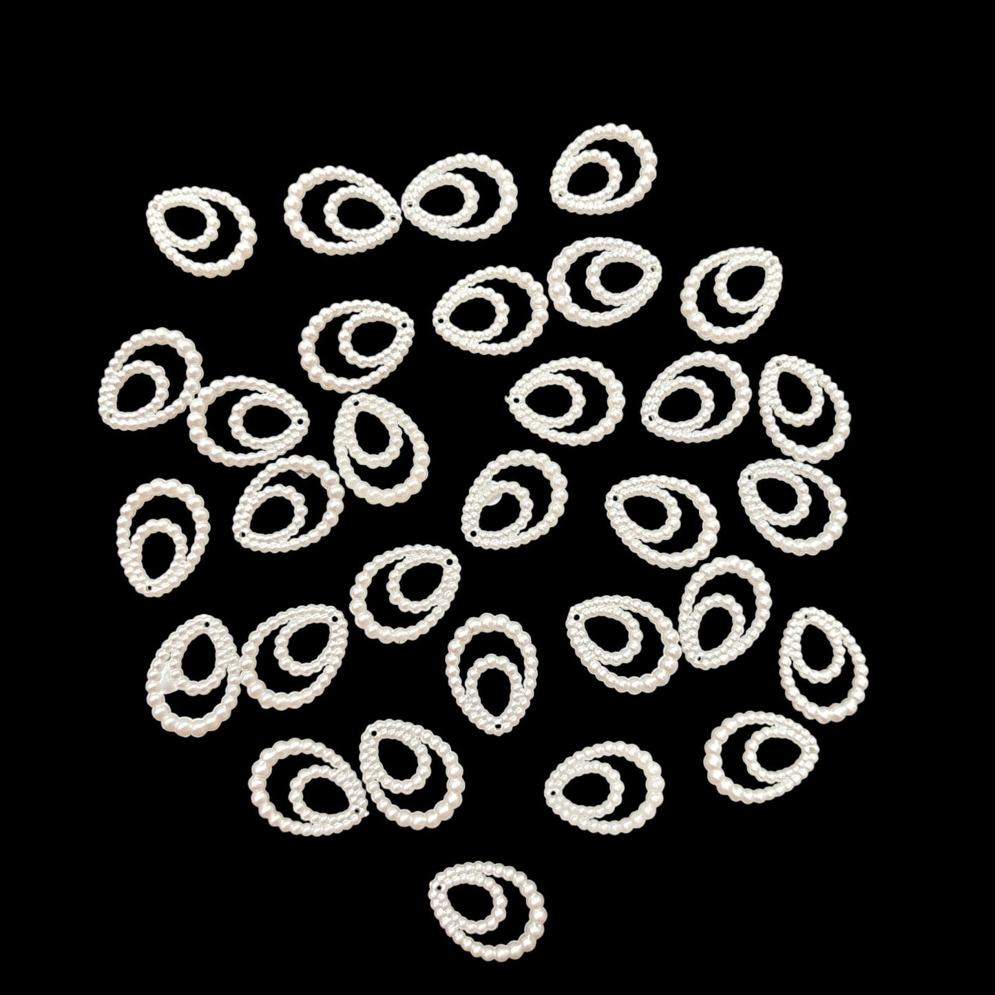 Oval Shape White Pearl Ring