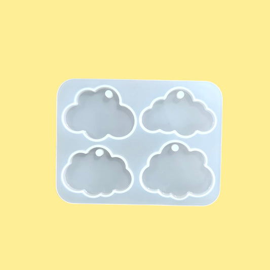4 Cavity Cloud Keychain mold