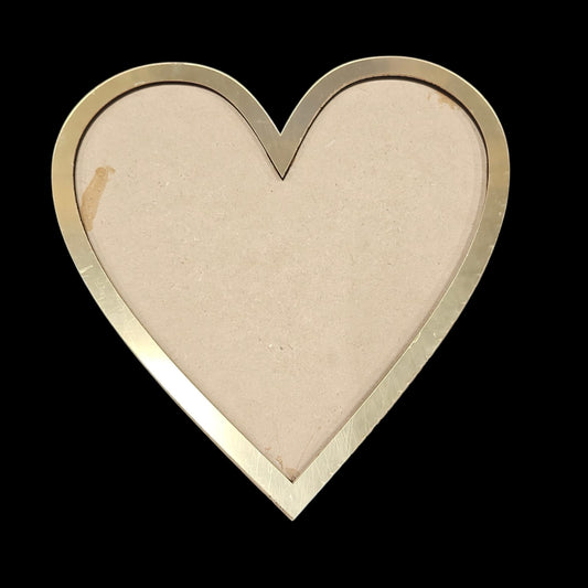 Heart MDF with Acrylic Cutout