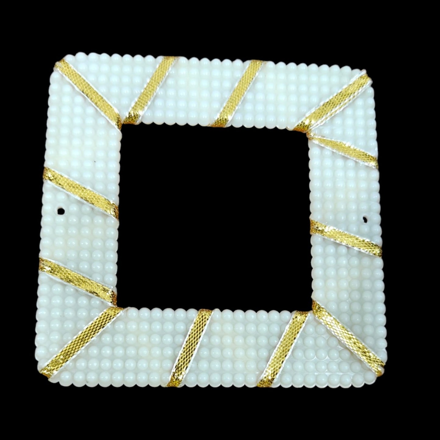 Square Ring white- 4 Inch