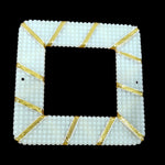 Square Ring white- 3 inch