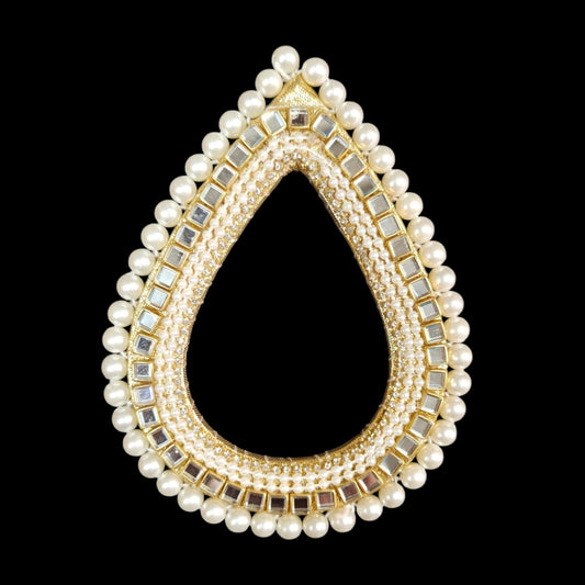 Oval shape ring with Mirror - 5 Inch