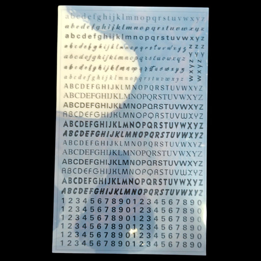 ABC Insert Sheet