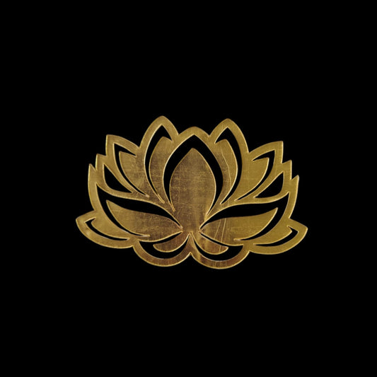 Golden Lotus Acrylic 1