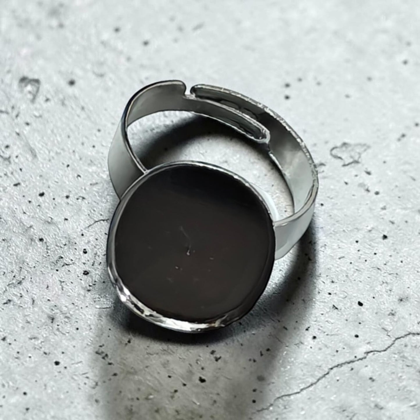 Oval shape finger ring 2