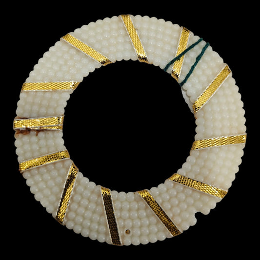 White Pearl ring- 3.5 Inch
