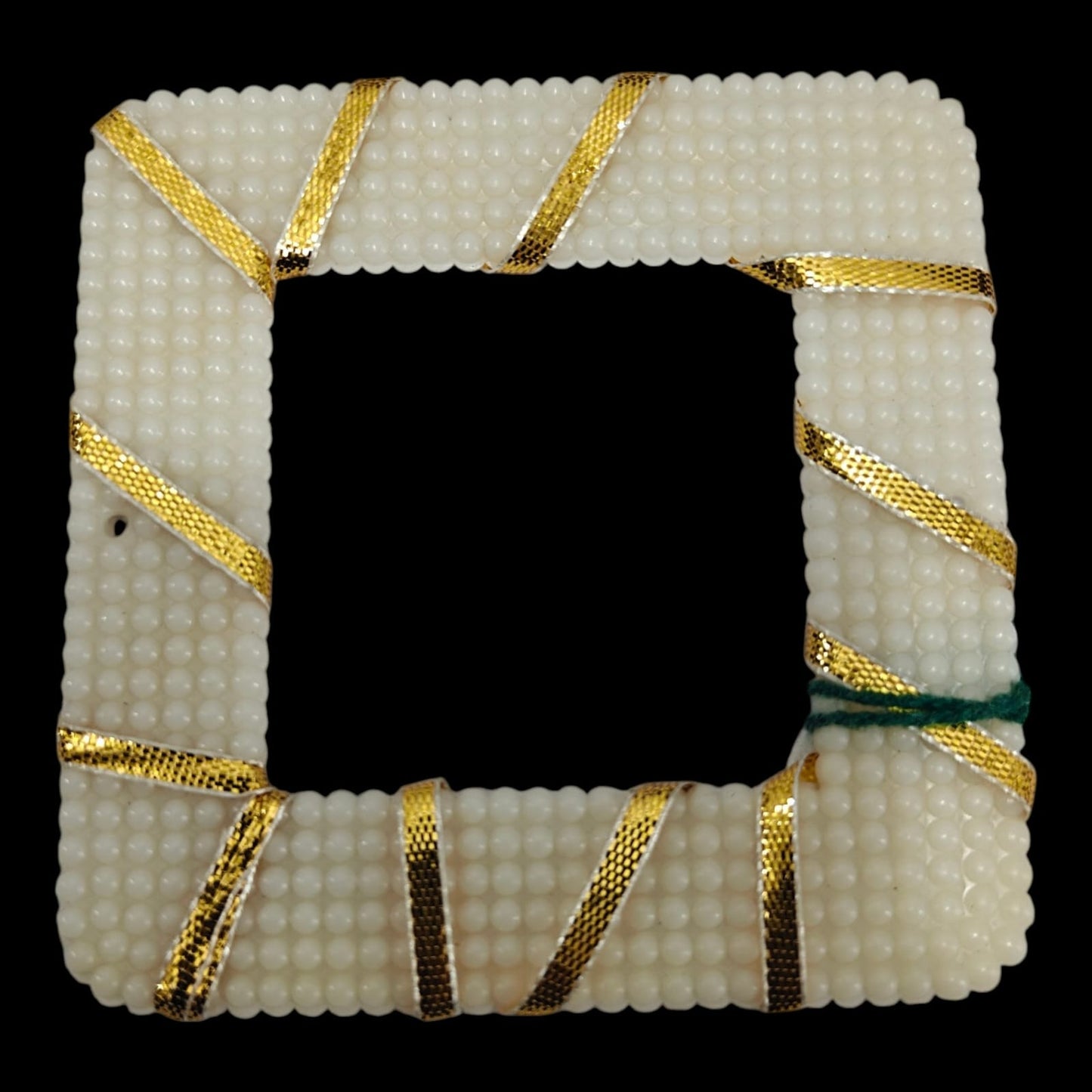 Square  White Pearl ring
