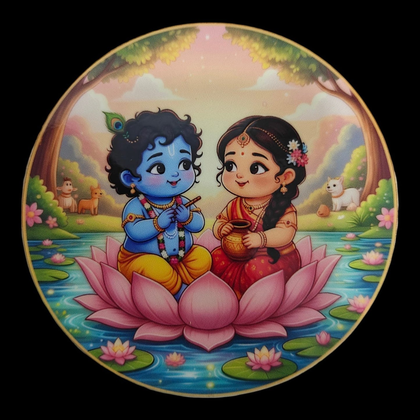 Mini Uv Sheet Thali 3.5 Inch- 6
