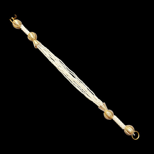 Hanging white Pearl Chain