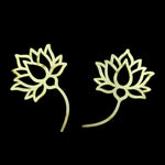 Golden Lotus Acrylic 4