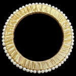 Round gotta with Pearl ring -4