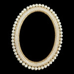 Oval  Gotta ring with pearl 6