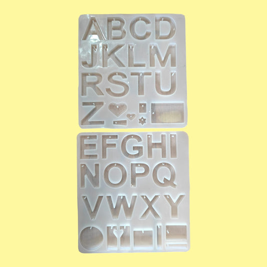 ABCD Alphabet 2 pcs Mould