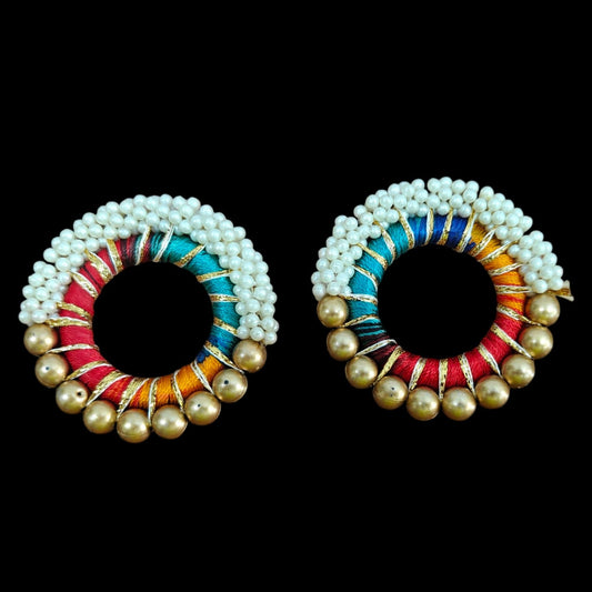 White & Golden Pearl ring-3