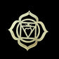7 Chakra Golden Acrylic