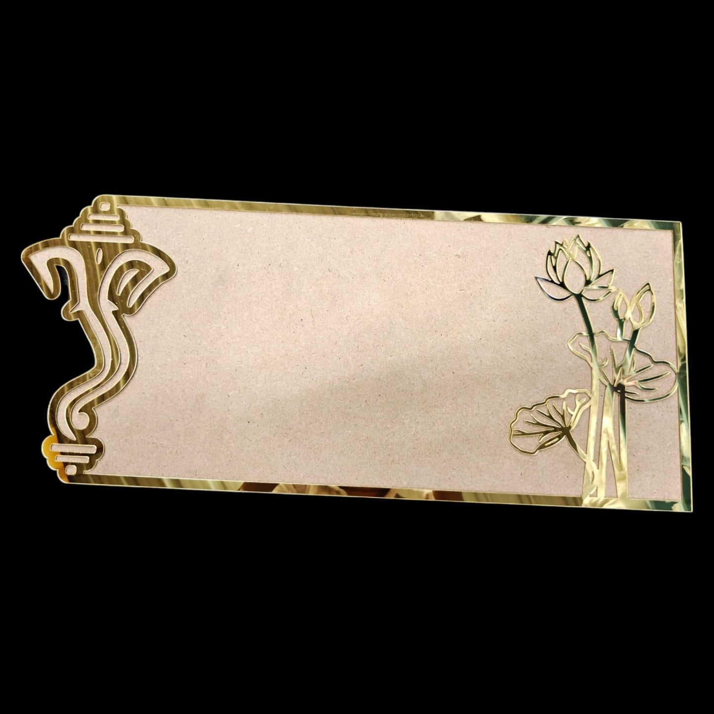 Acrylic Name Plate Design -J