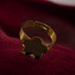 Flower shape finger ring