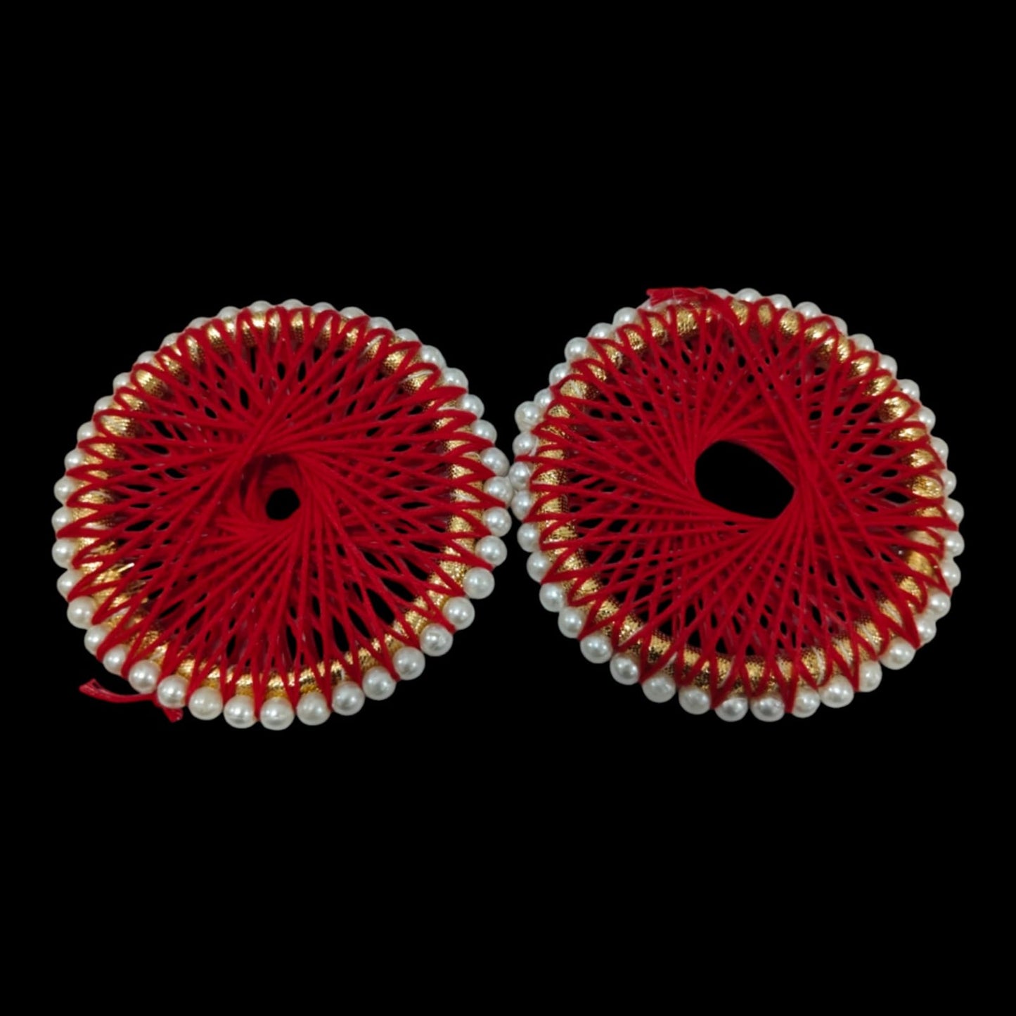 T Light Round Pearl Jali Ring 3 inch
