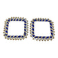 Square Gotta ring with pearl _1