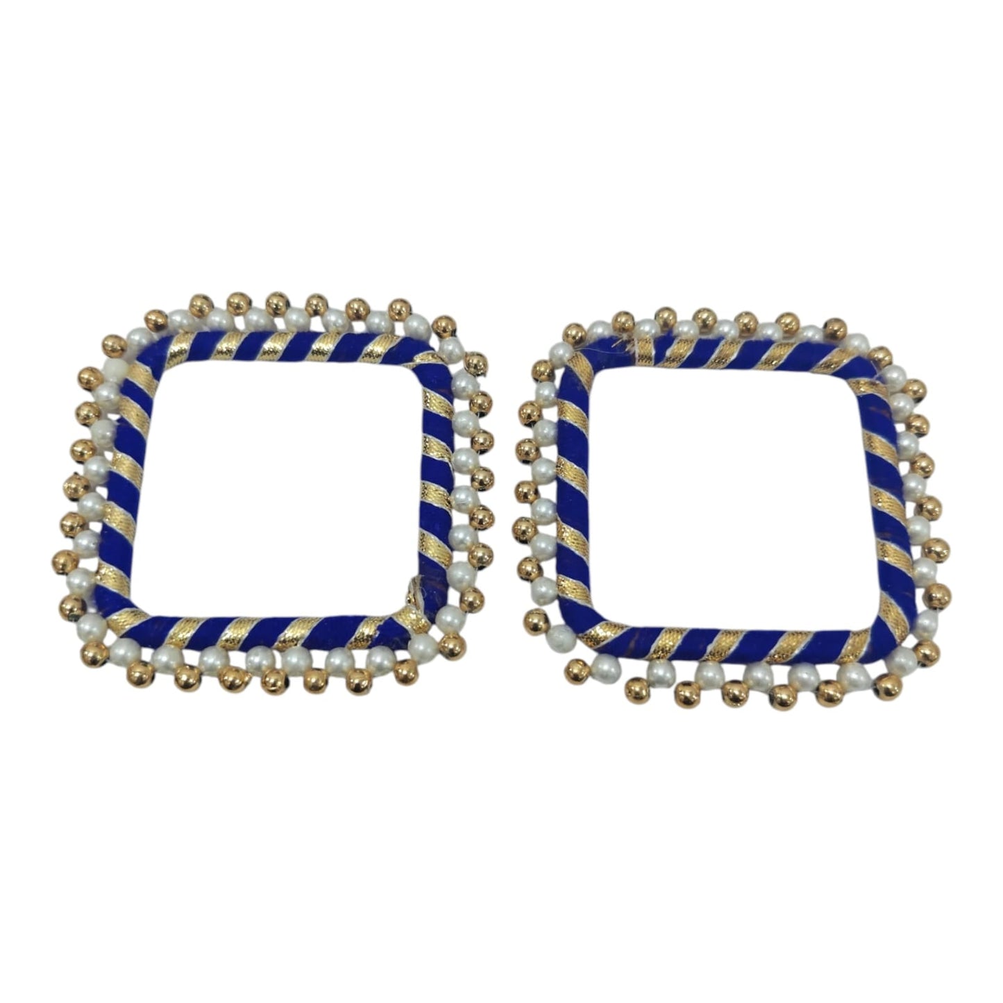 Square Gotta ring with pearl _1