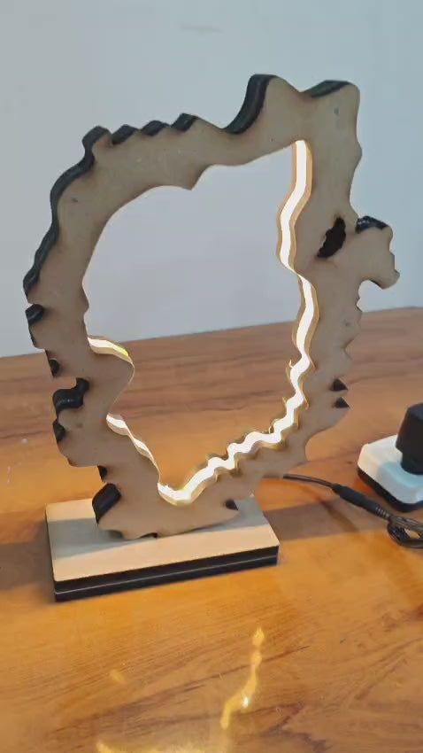 Geode Lamp