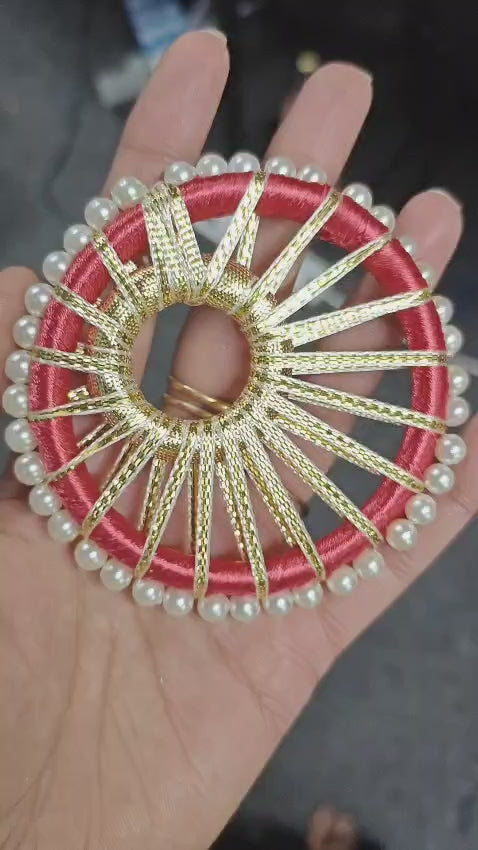 T Light Round  Jali Ring 3 Inch